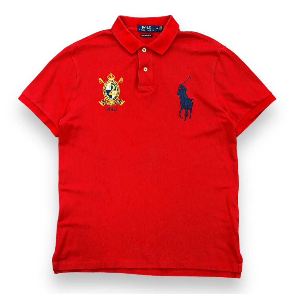 Red Ralph Lauren Polo Shirt (M)