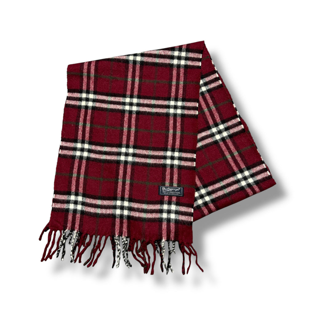 Vintage Burberry Nova Check Scarf