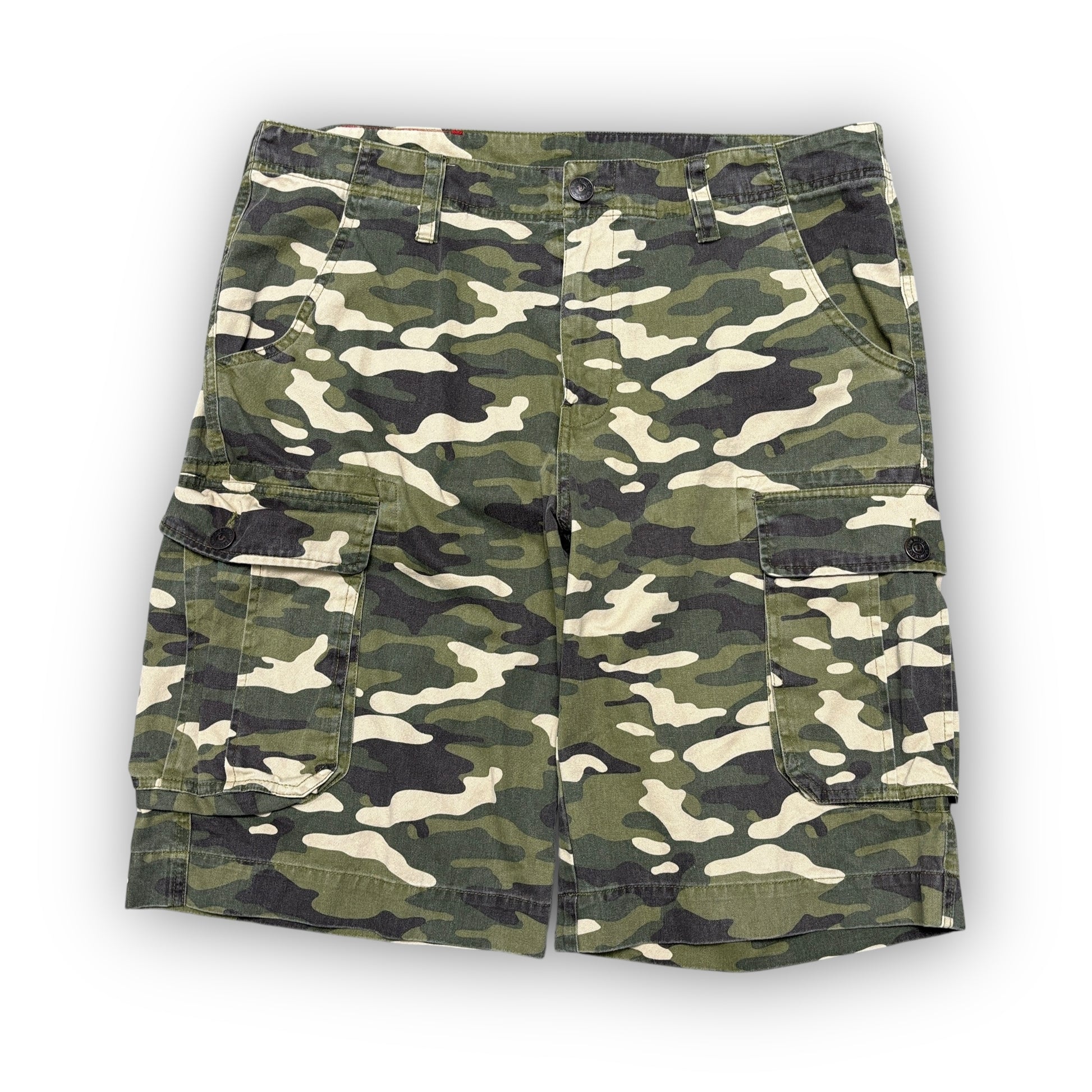 True Religion Camo Shorts (36”)