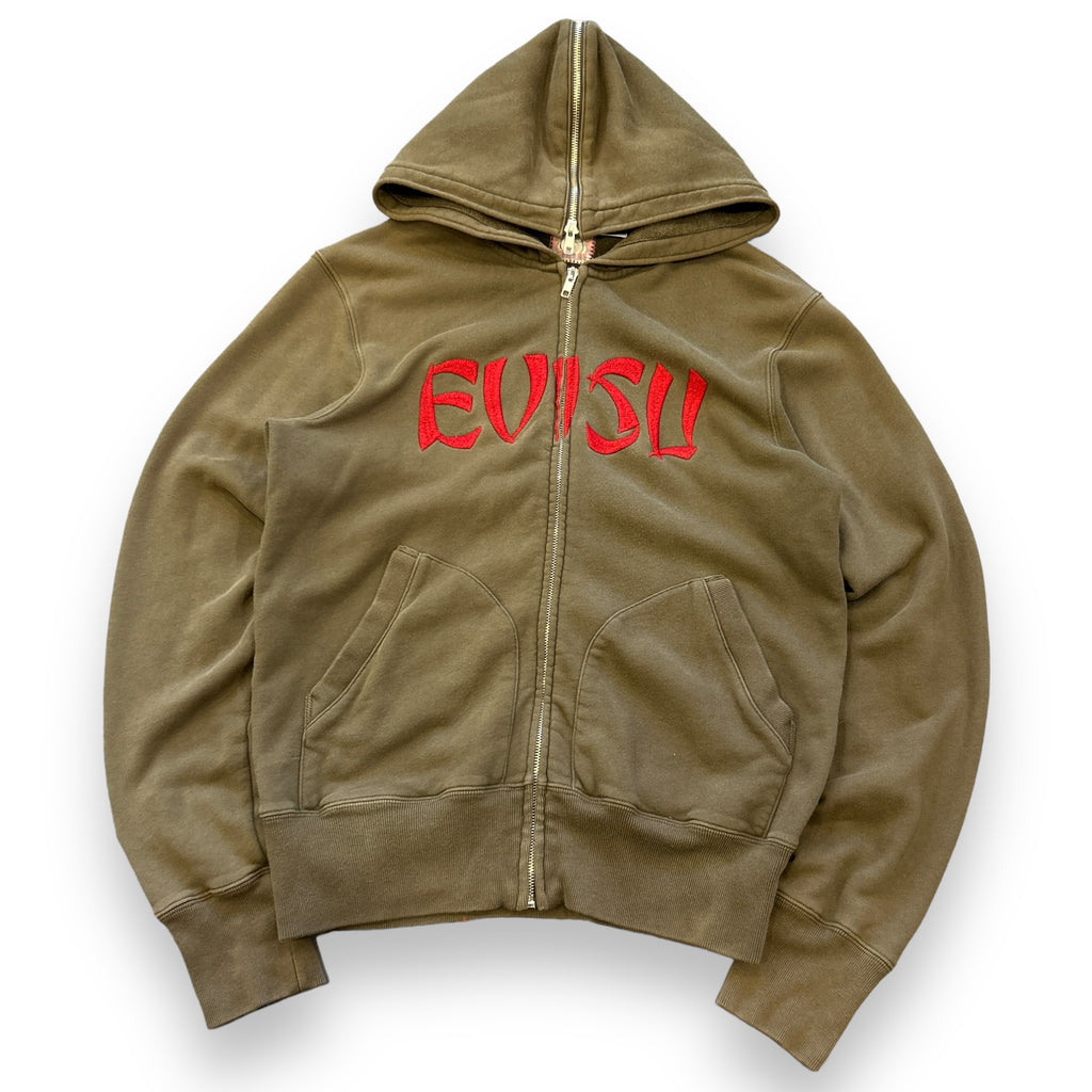 Evisu Zip Up Hoodie (M)