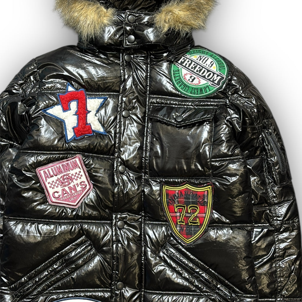 Six Star Fur Hood Puffer Jacket (M)
