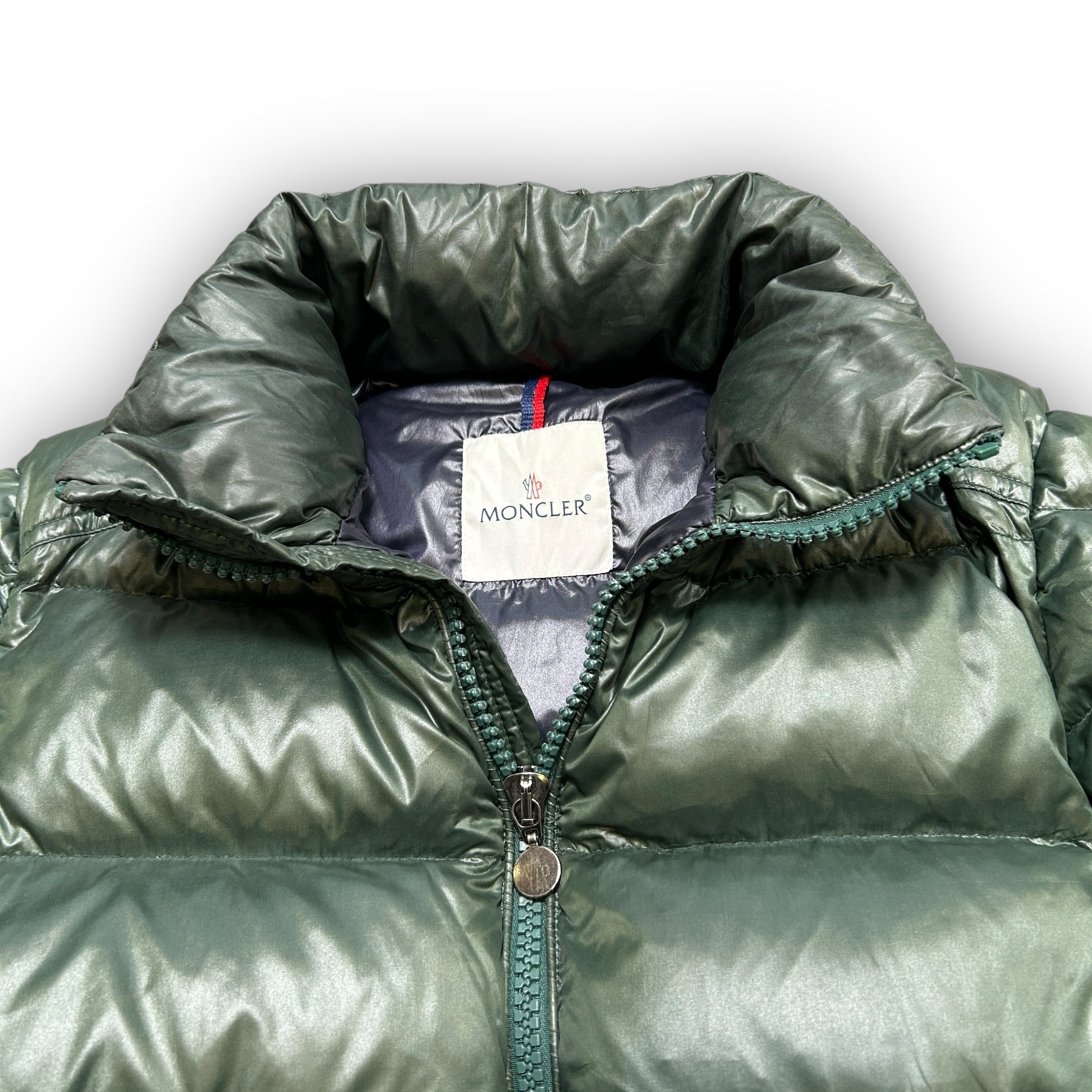 Green Moncler Maya Puffer Coat (S)