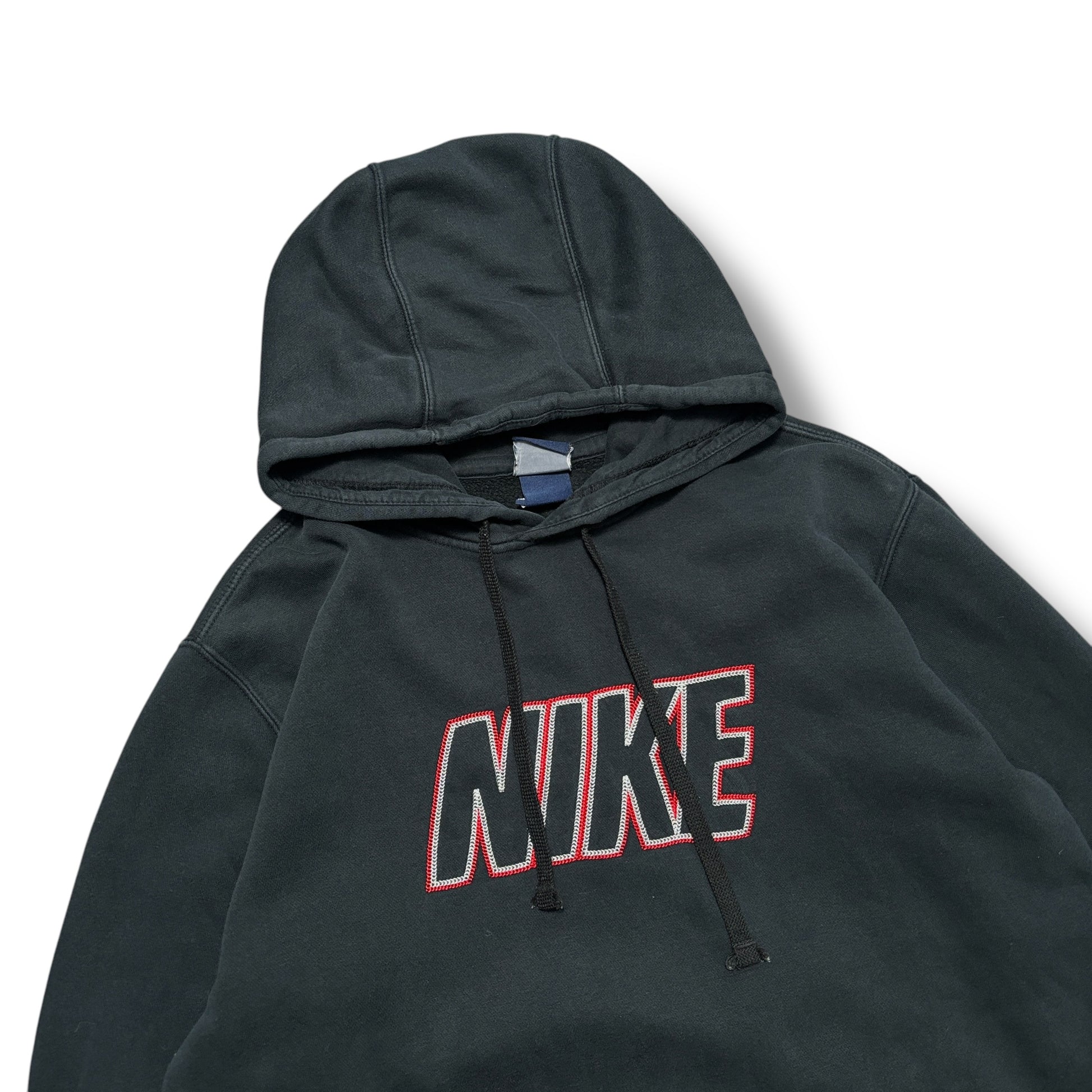 00s Black Nike Club Hoodie (M)