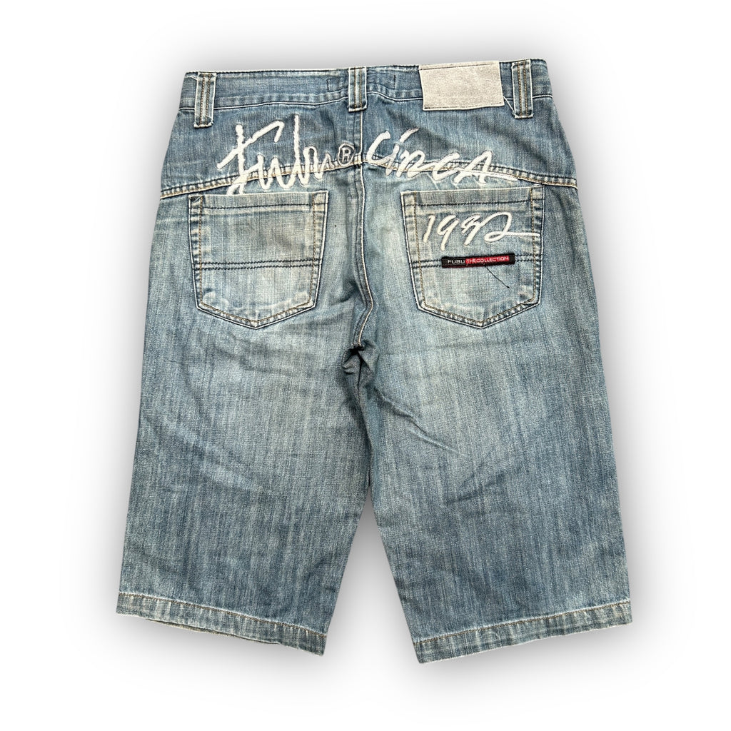 00s Fubu Baggy Embroidered Jorts (32")