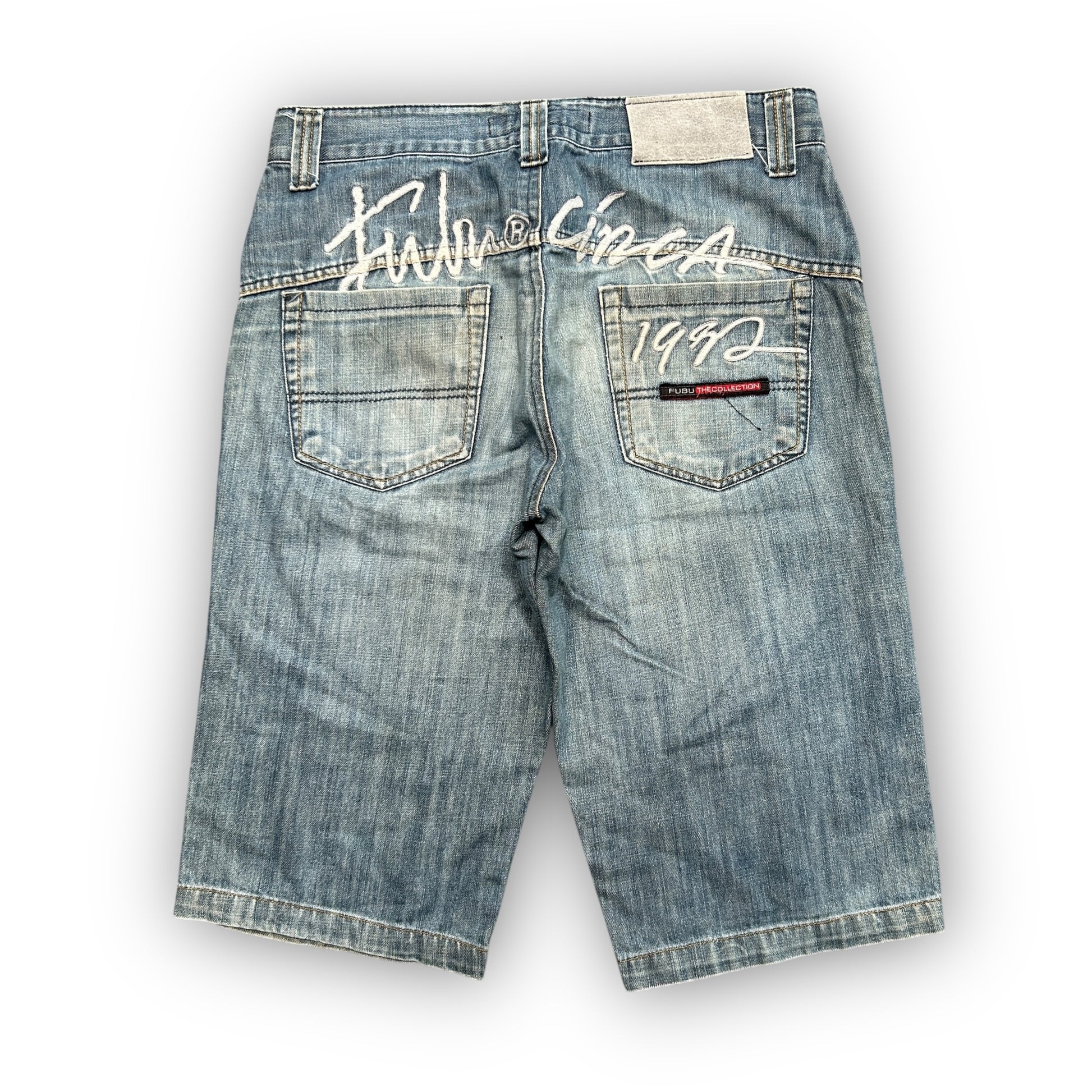 00s Fubu Baggy Embroidered Jorts (32")
