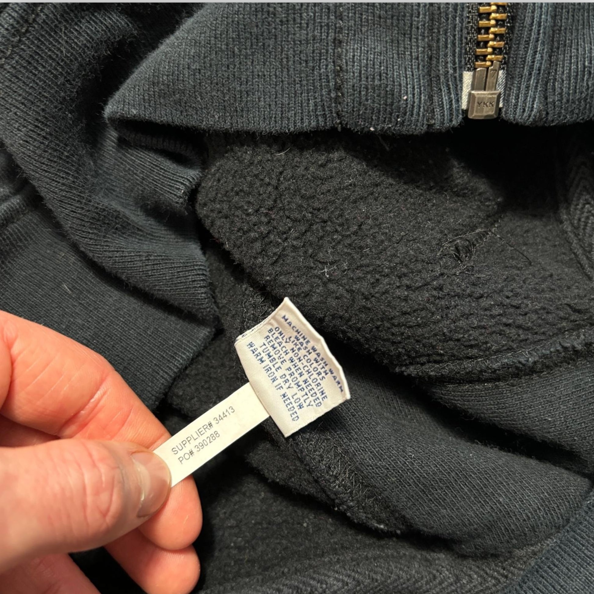 Black Polo Ralph Lauren Heavyweight Hoodie (M)