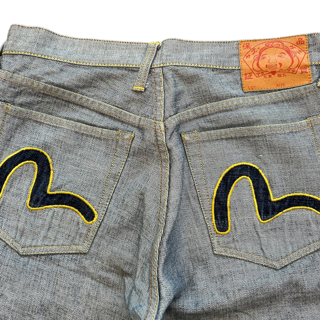 Vintage Evisu Selvage Inside Out Denim Jorts