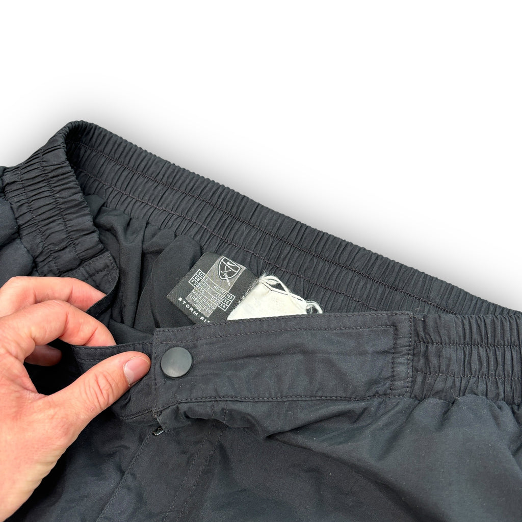 00s Black Nike Storm-Fit Track Pants (L)