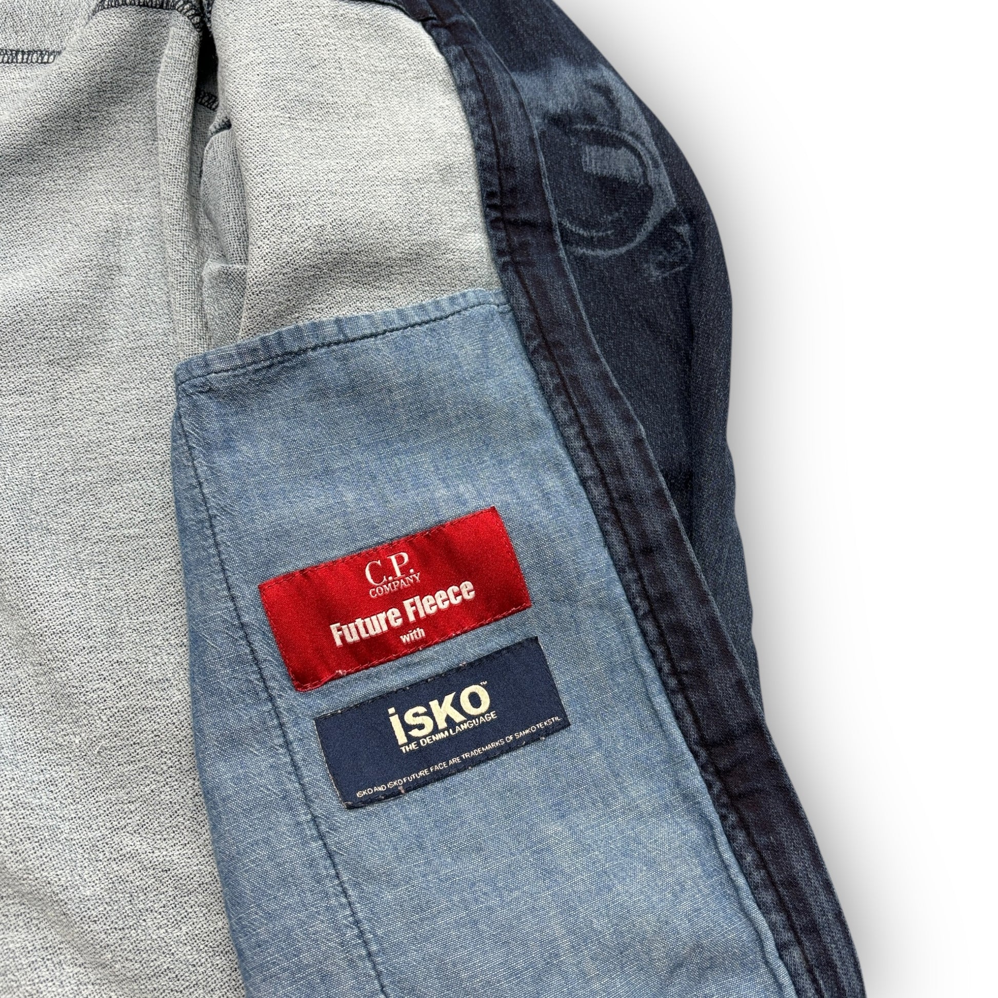 C.P Company Denim Future Fleece Jacket (M)