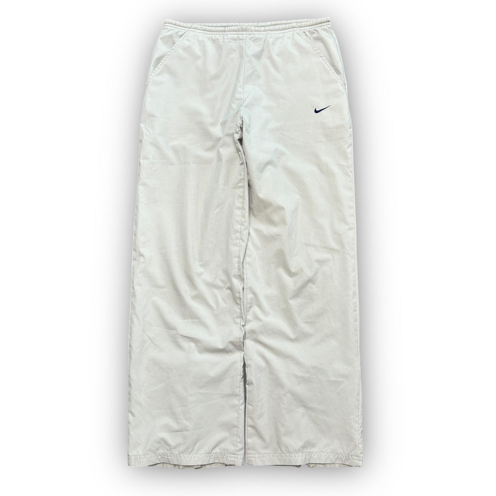 00s Cream Nike Track Pants (S)
