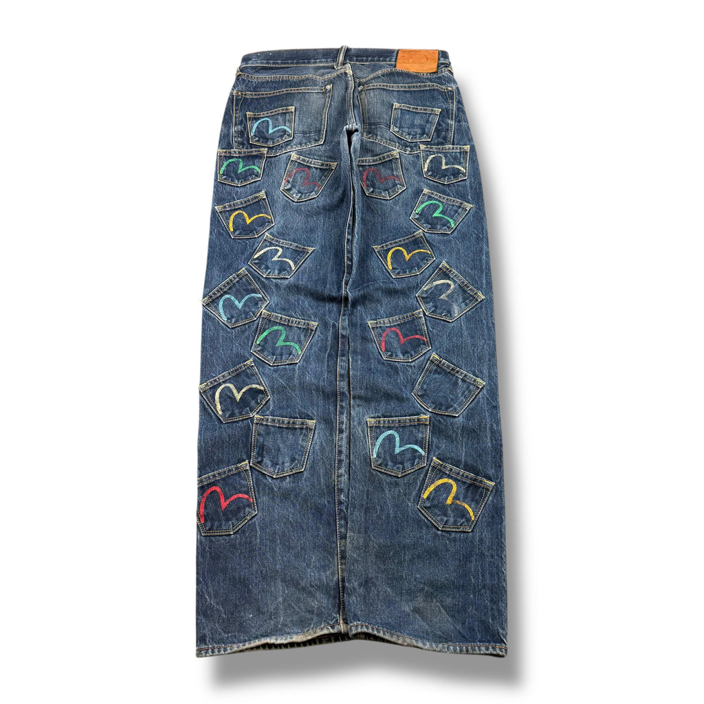 00s Evisu Multipocket Jeans (34")