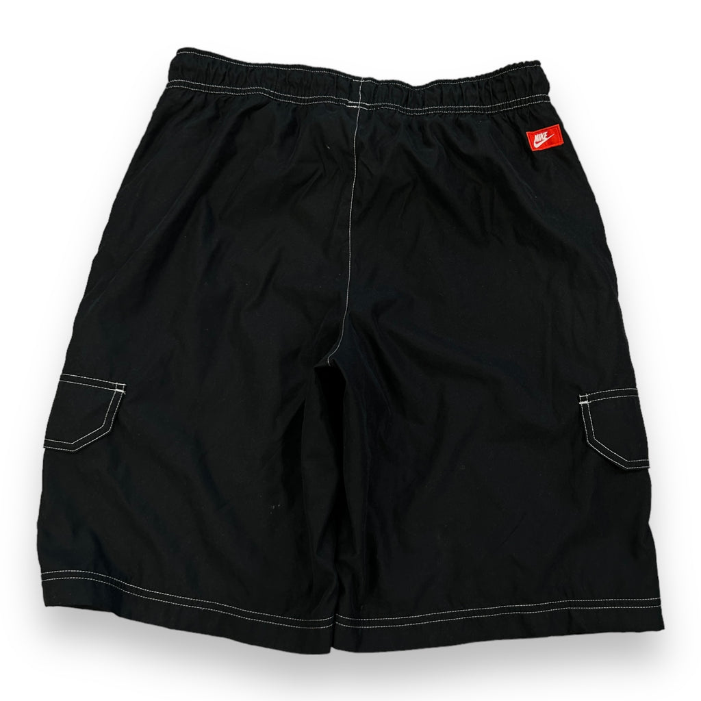 00s Black Nike Contrast Stitch Shorts