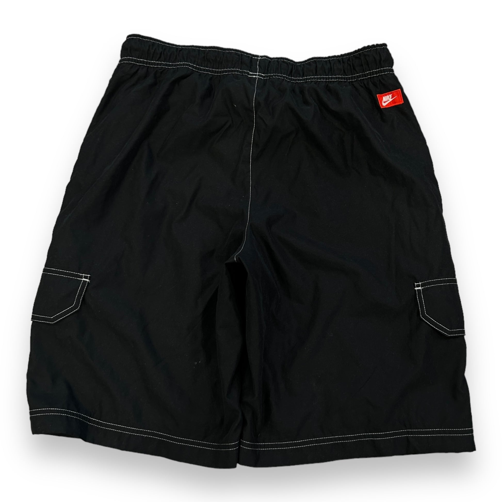 00s Black Nike Contrast Stitch Shorts