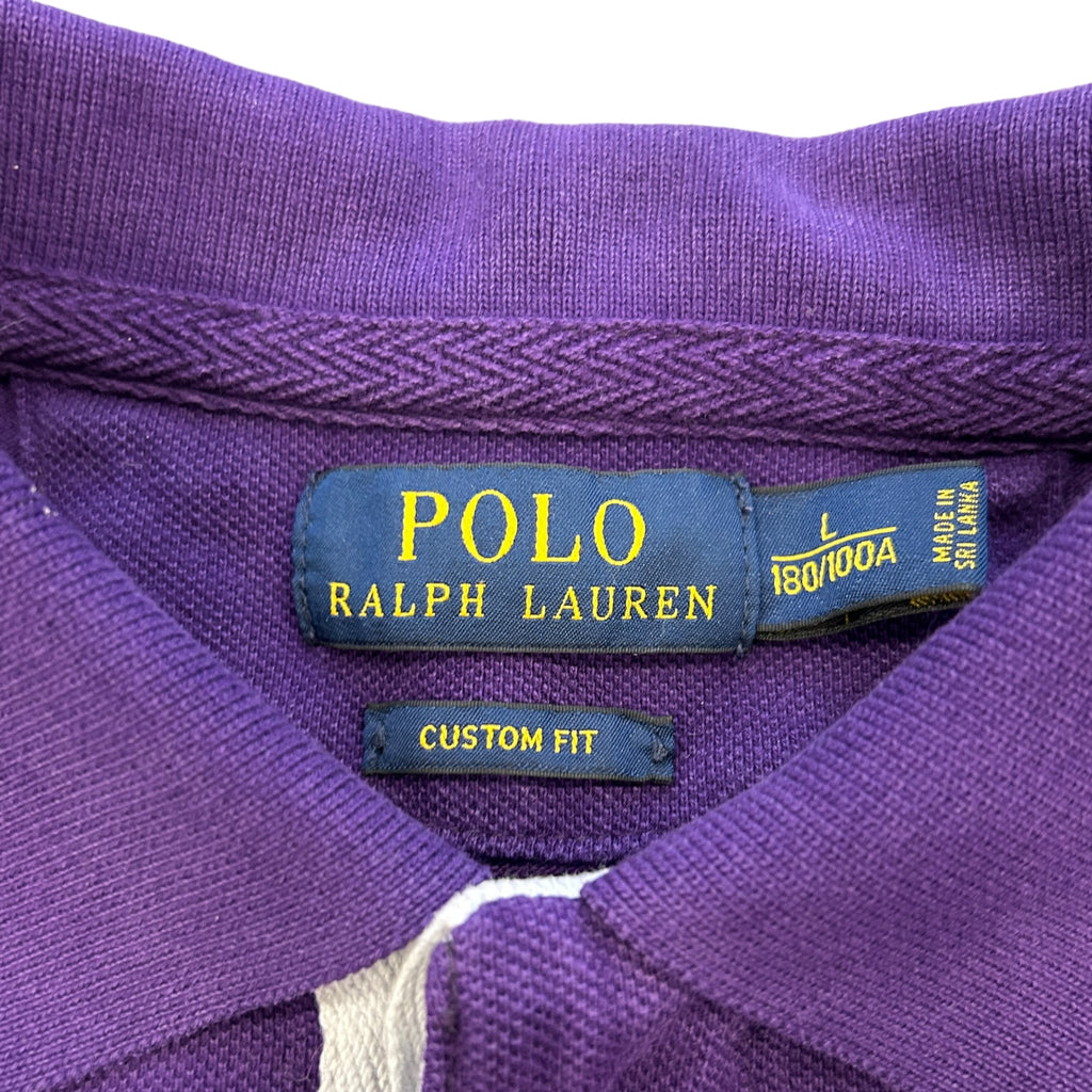 00s Striped Ralph Lauren Polo (L)