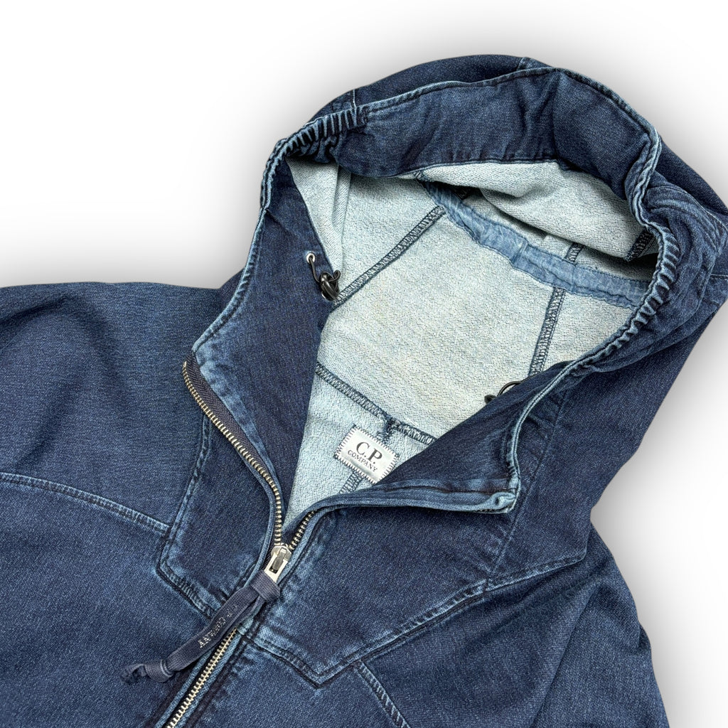 C.P Company Denim Future Fleece Jacket (M)