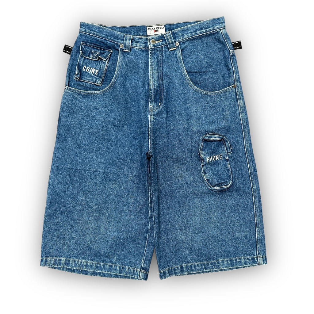90s Fubu Embroidered Jorts (34")