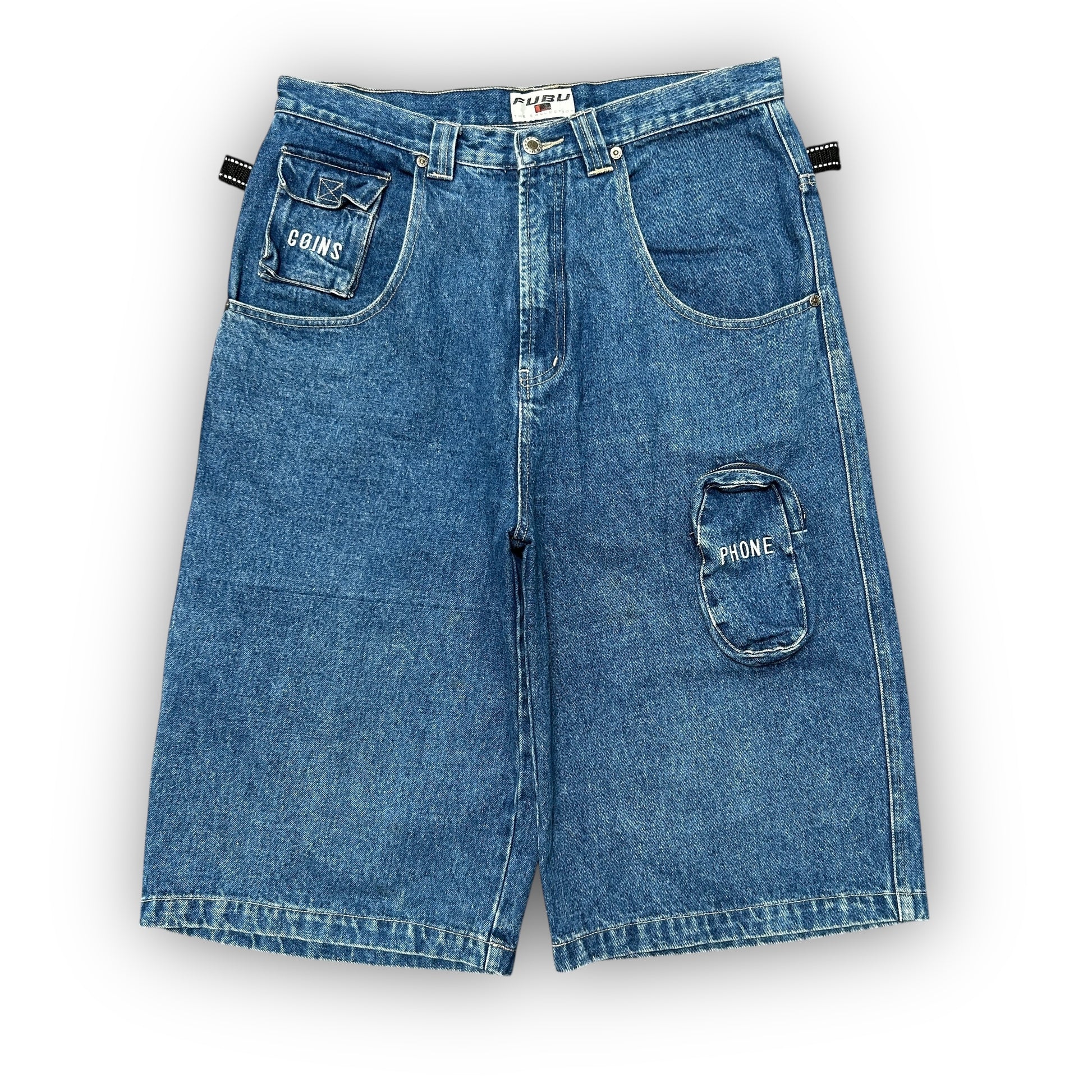90s Fubu Embroidered Jorts (34")