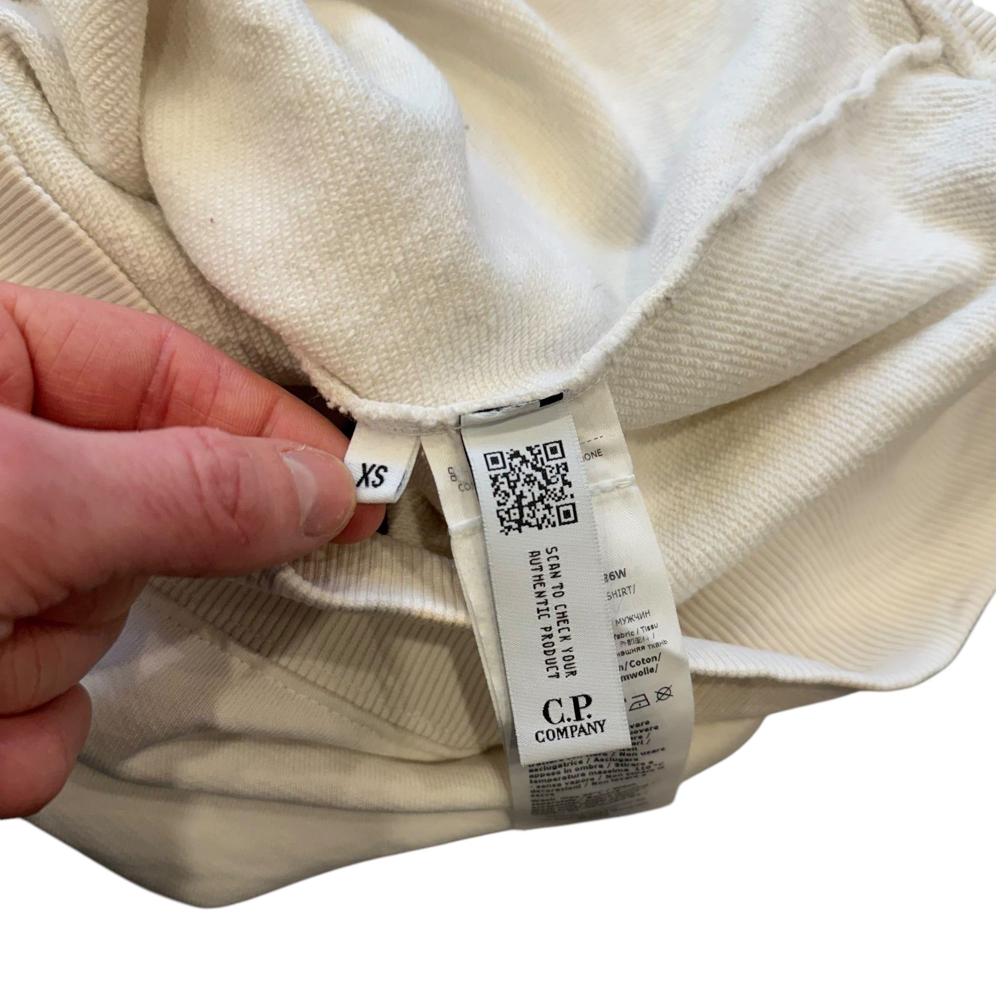 CP Company White Lens Sweatshirt (XS)