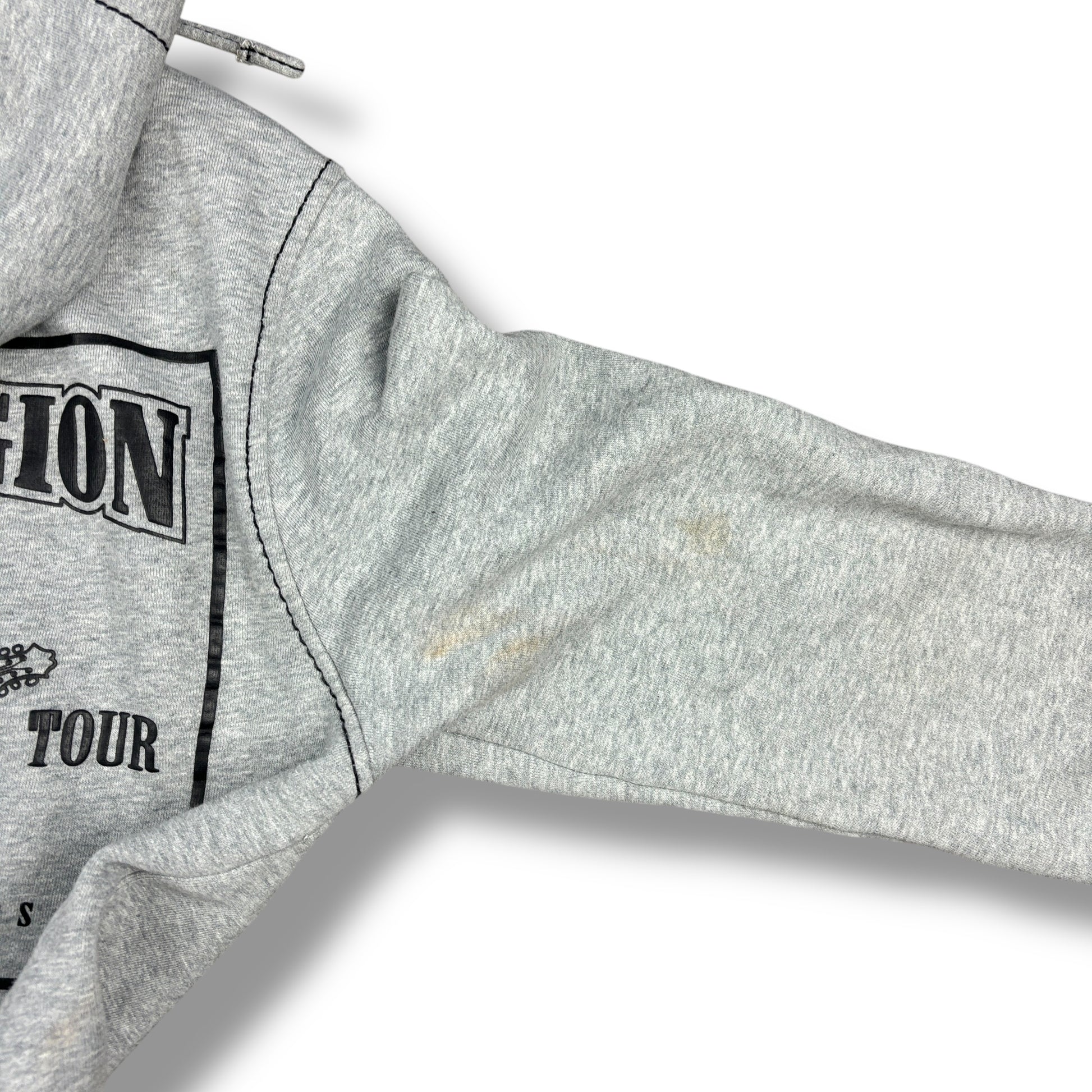 True Religion Grey Contrast Stitch Hoodie (M)