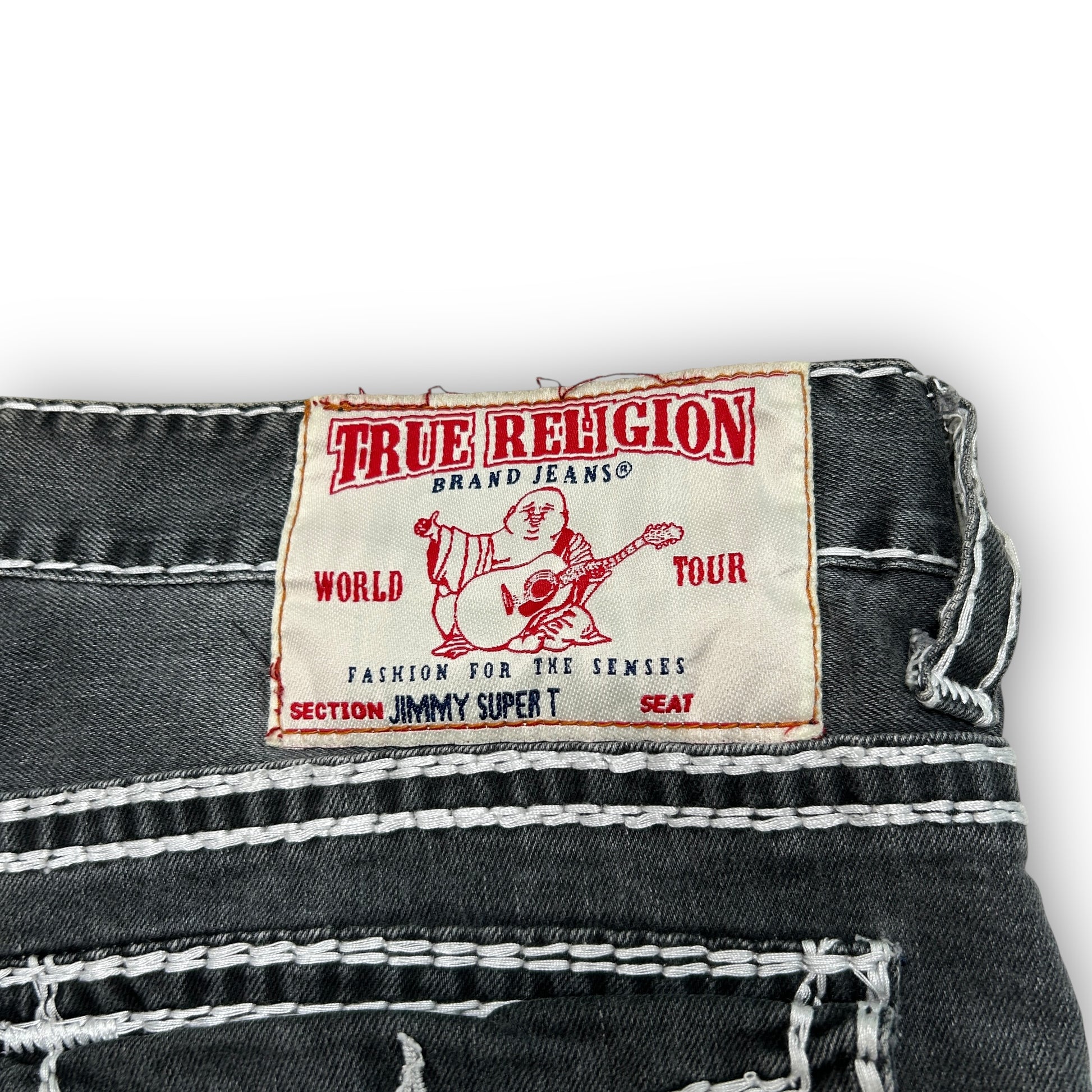 True Religion Big Stitch Jorts (36”)