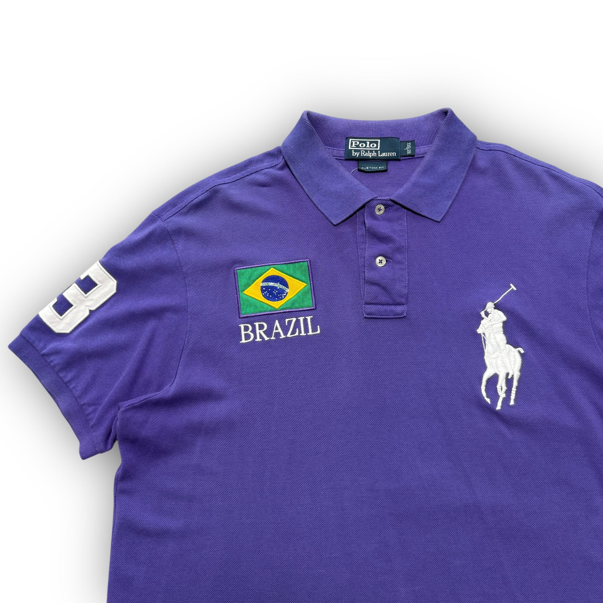 Ralph Lauren Brazil Big Pony Polo Shirt (L)
