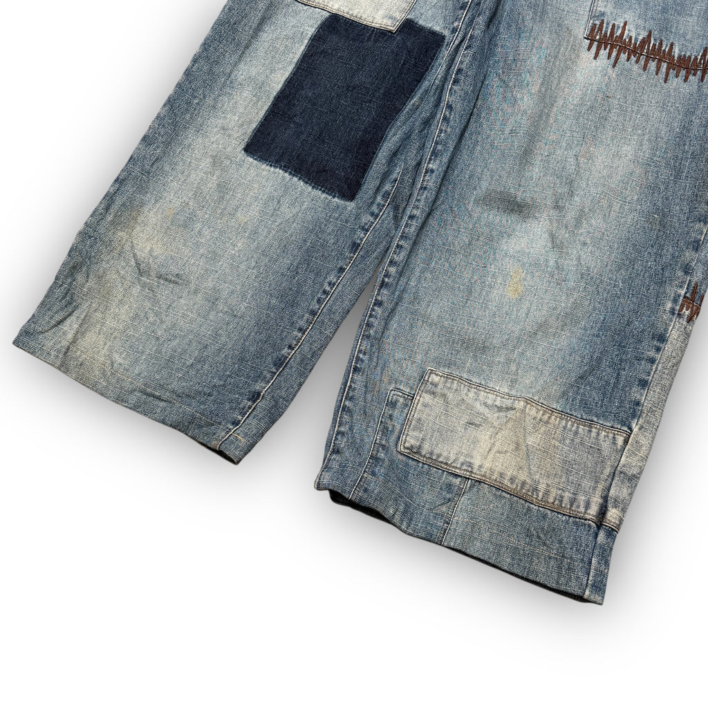 00s SOHK Embroidered Baggy Jeans (36")