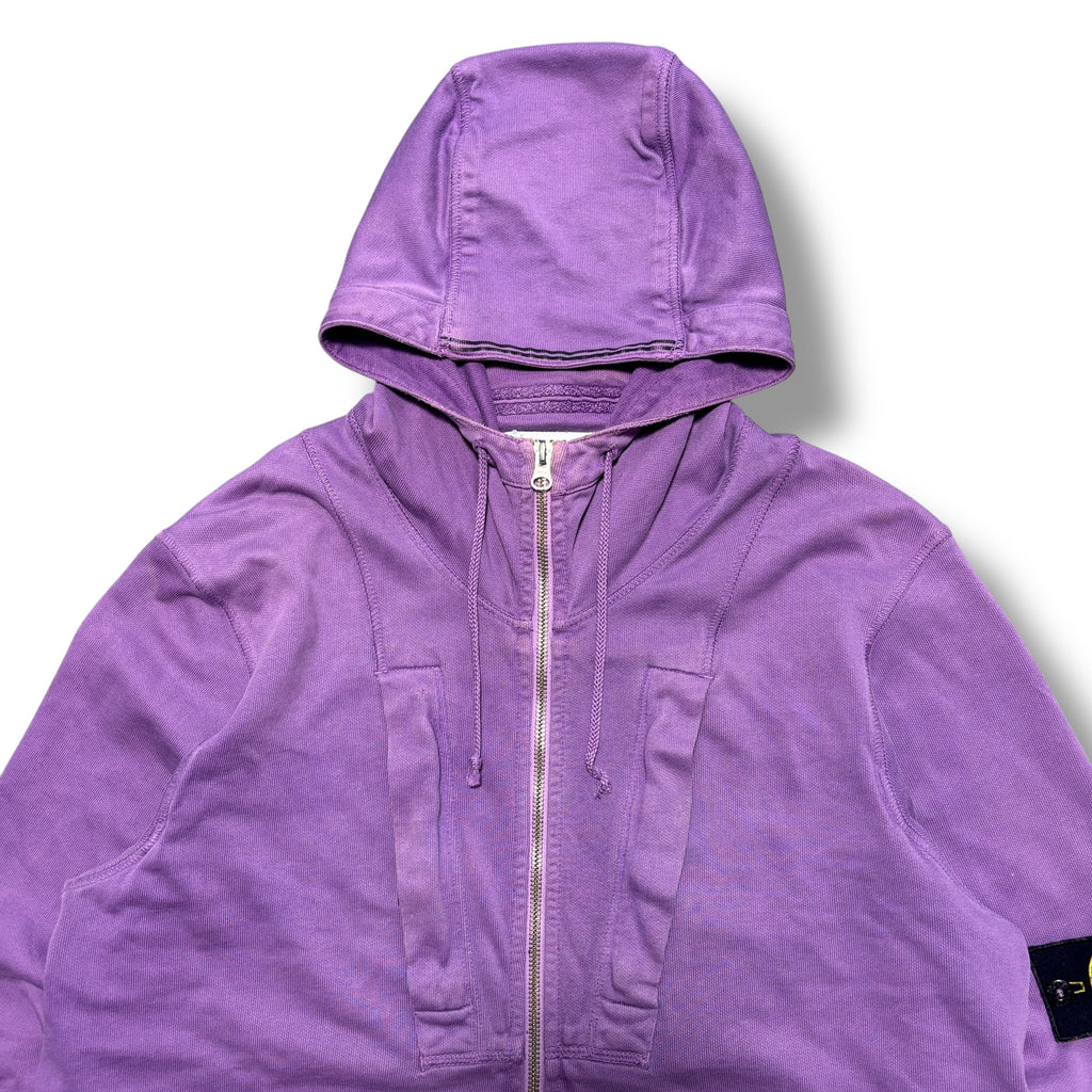S/S 2009 Purple Stone Island Zip Up Hoodie (L)
