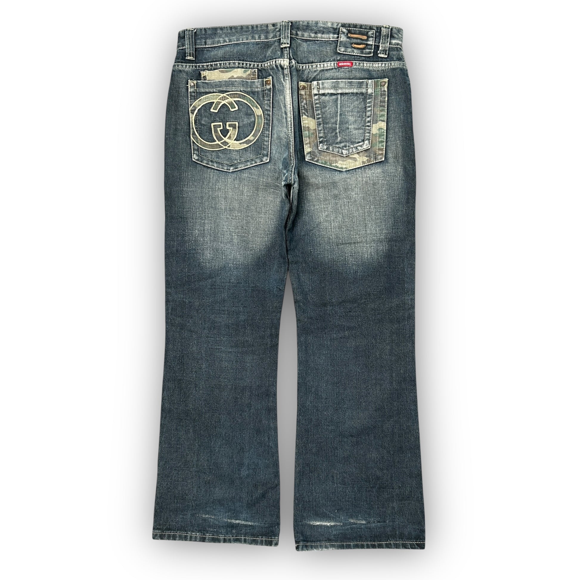 00s Diesel "GG" Embroidered Jeans (38")