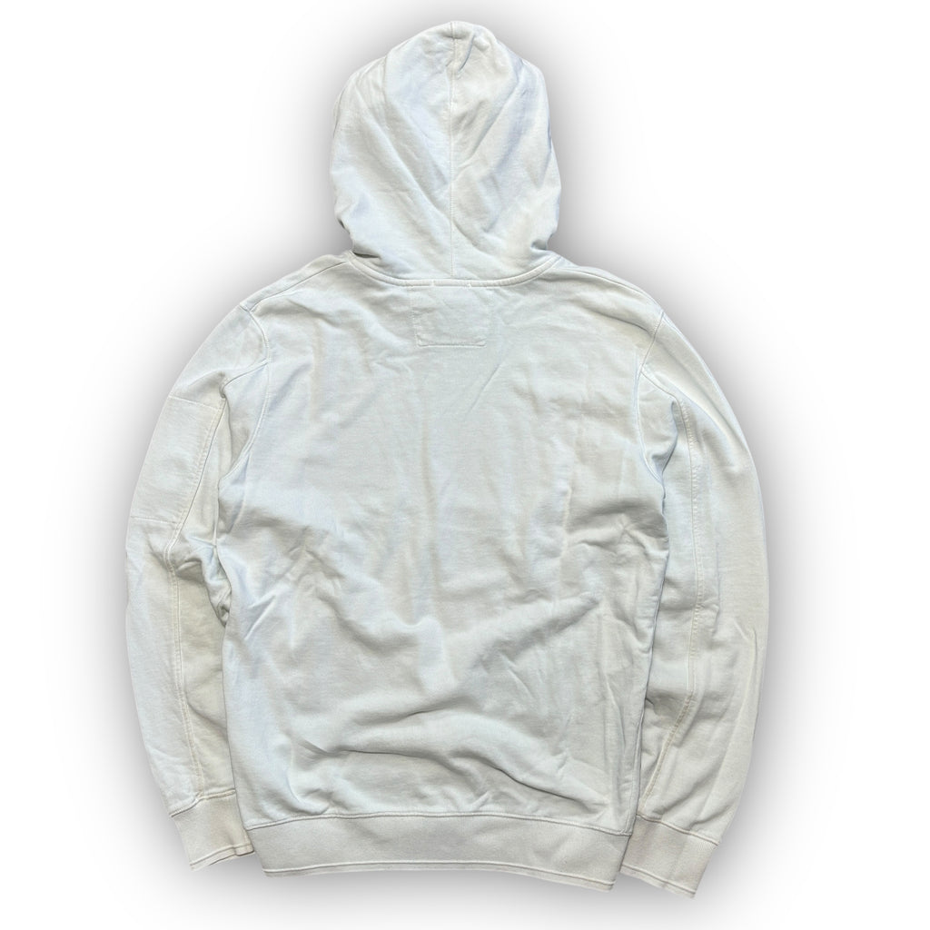 White C.P Company Resist Dyed Hoodie (M)