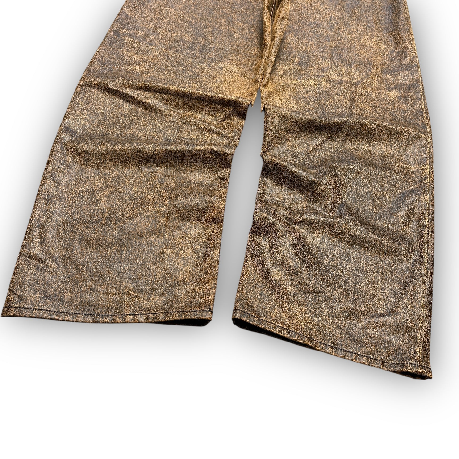 Stussy Faux Leather Big Ol' Jeans (32")