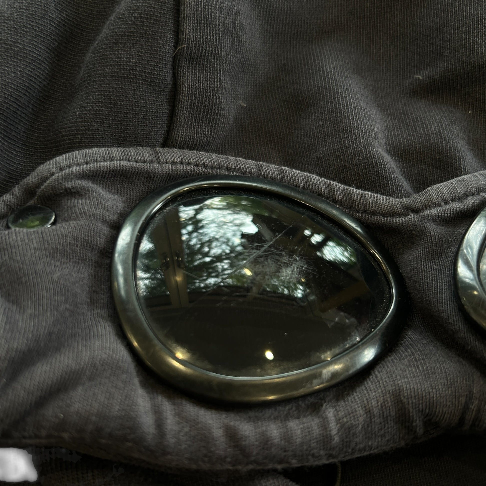 CP Company Black Goggle Hoodie (S)