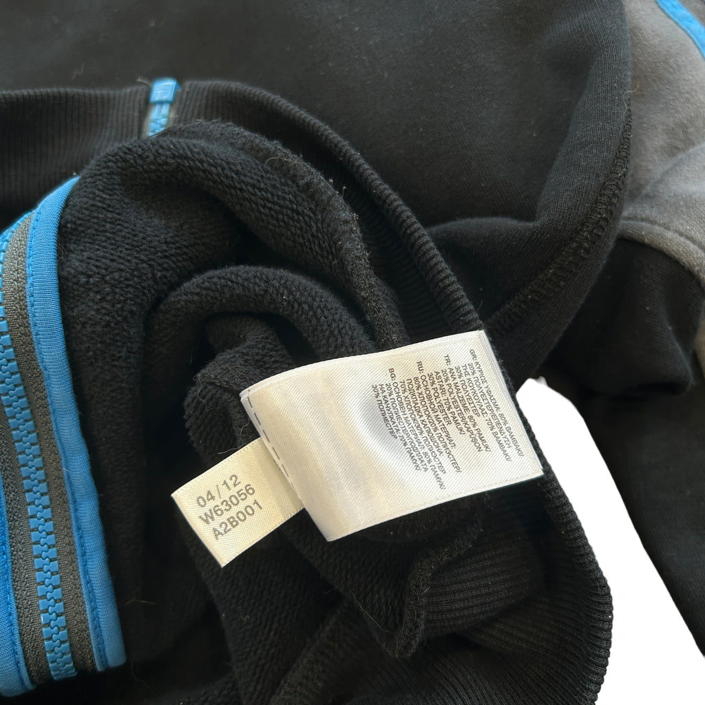 Adidas Three Stripe Blue Hoodie (S)