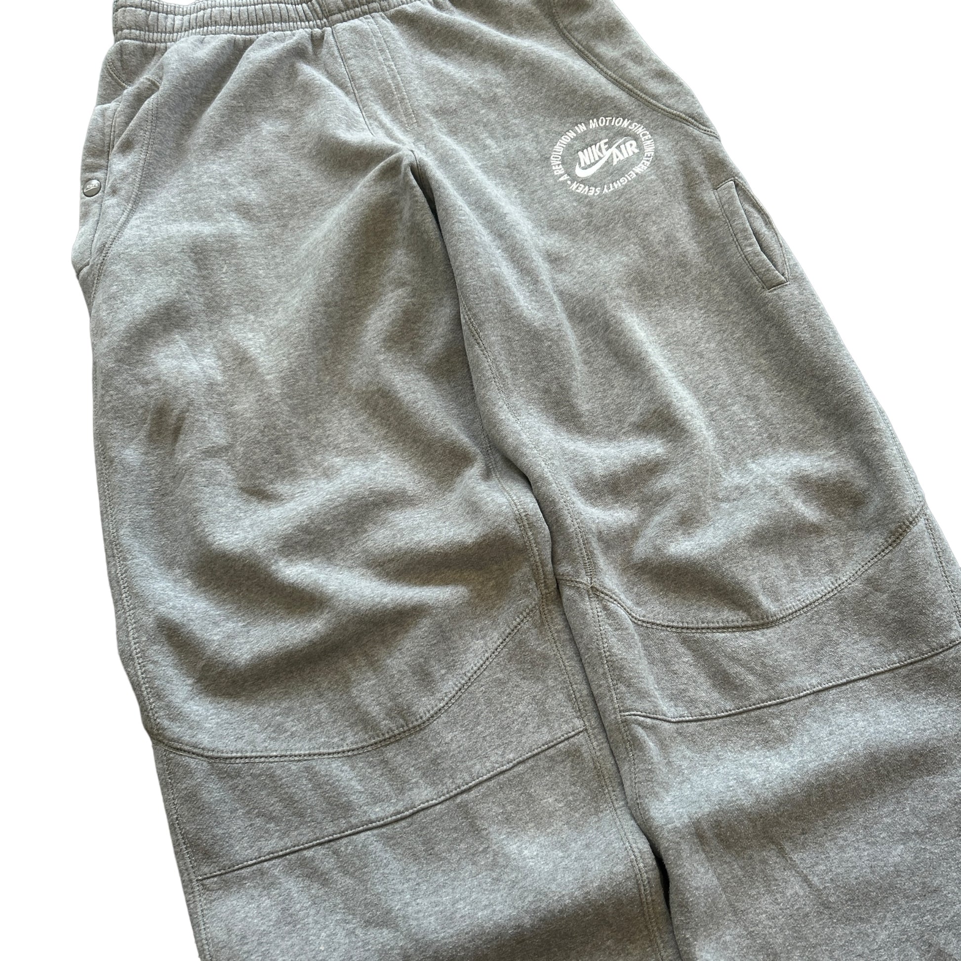 00s Nike Air Grey Baggy Joggers (M)