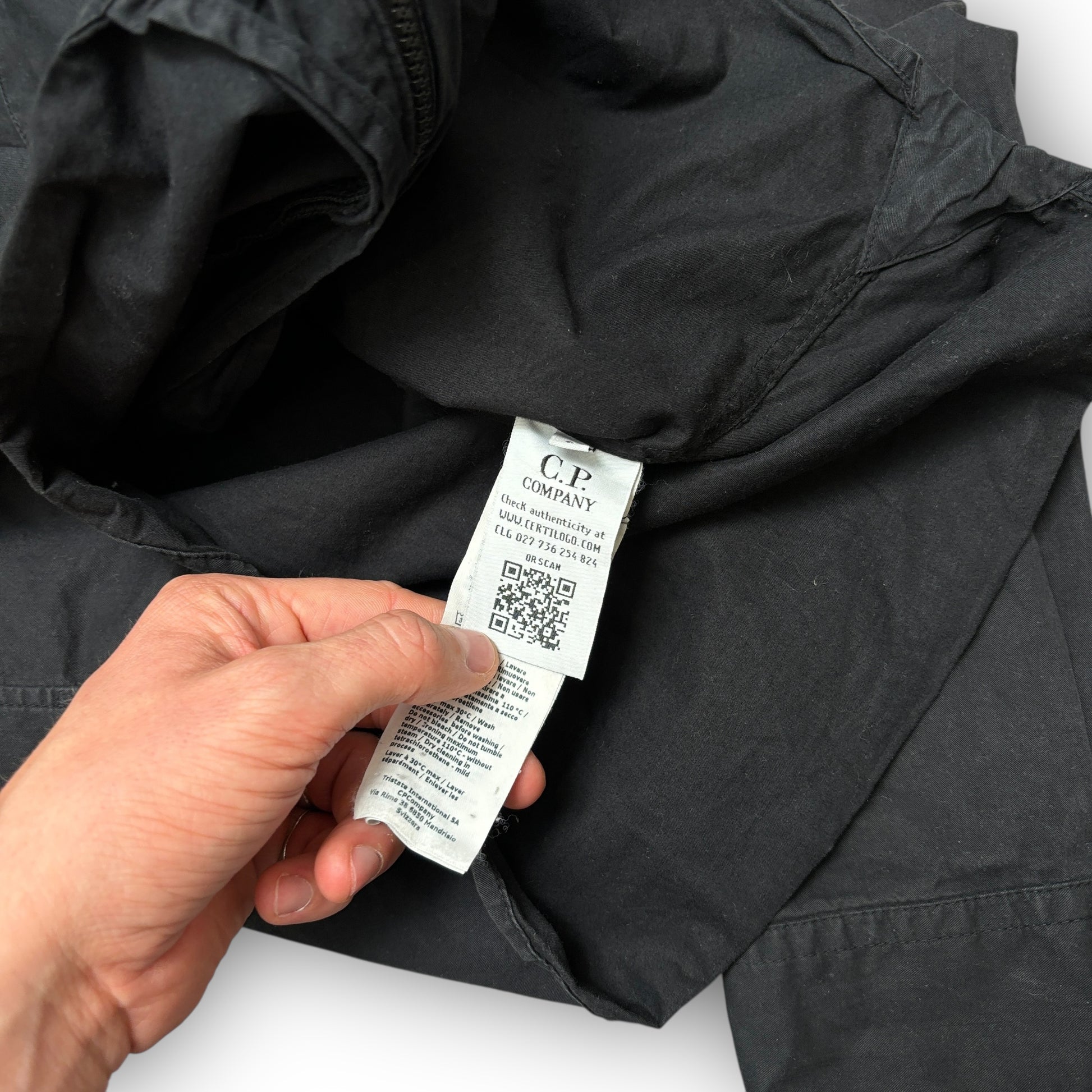 Black C.P Company Lens Overshirt (S)