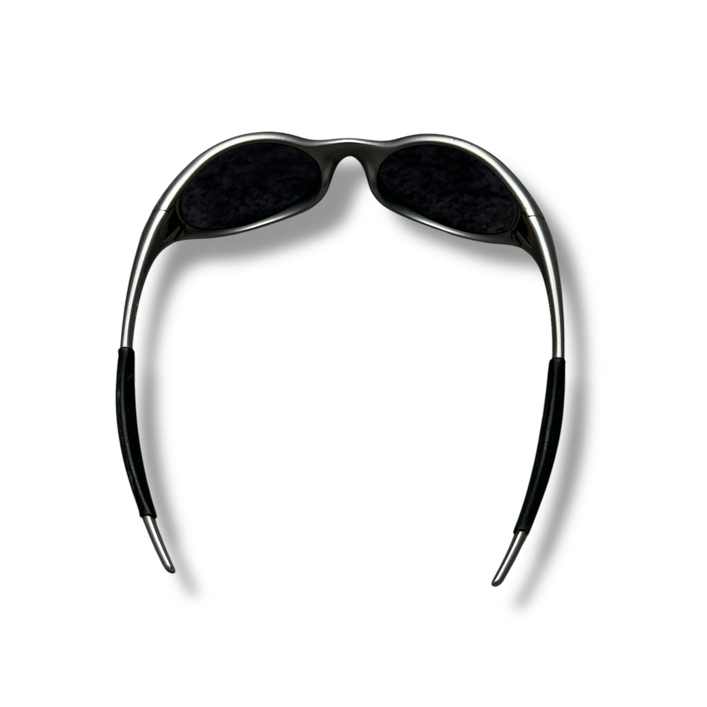 Silver Oakley Eye Jacket 1.0 Sunglasses
