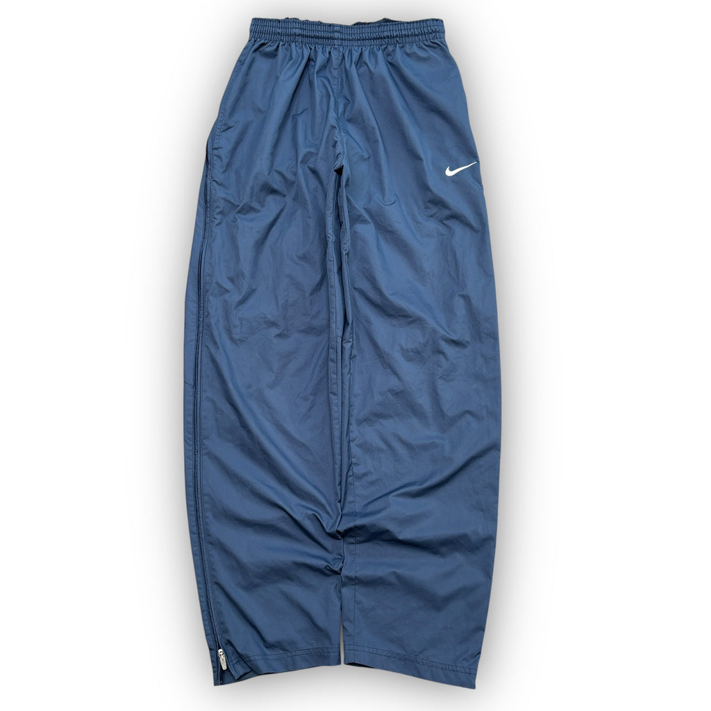 00s Navy Nike Zipped Track Pants (M)