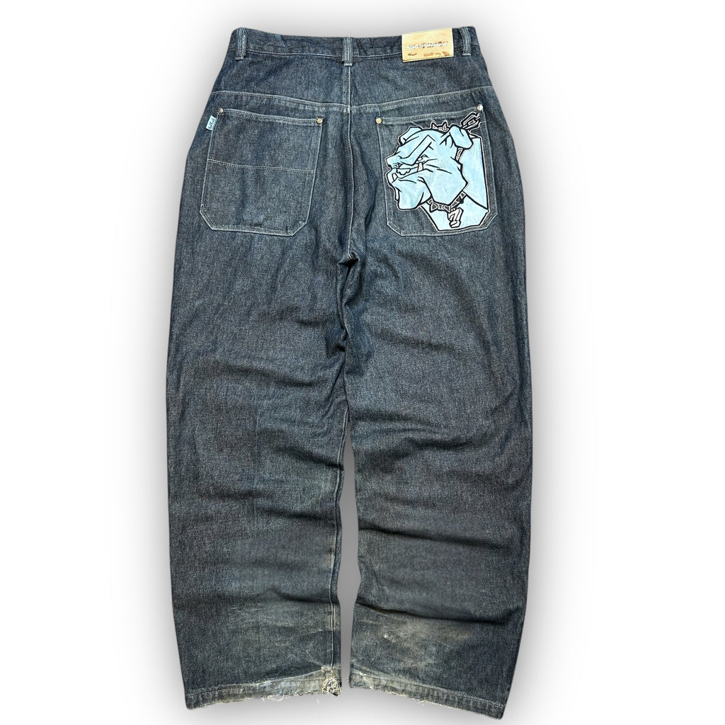 School Of Hard Knocks Baggy Bulldog Jeans (36")