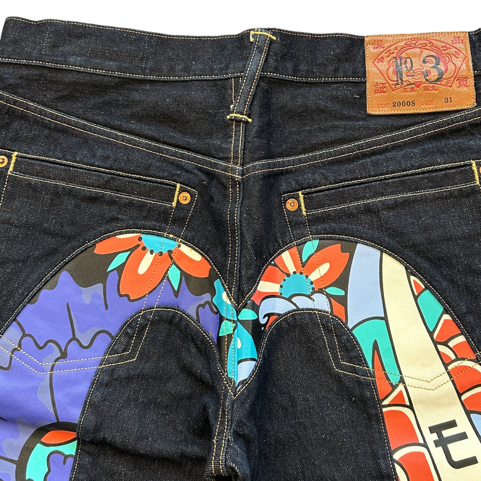 Evisu Diacock Denim Jorts (31")