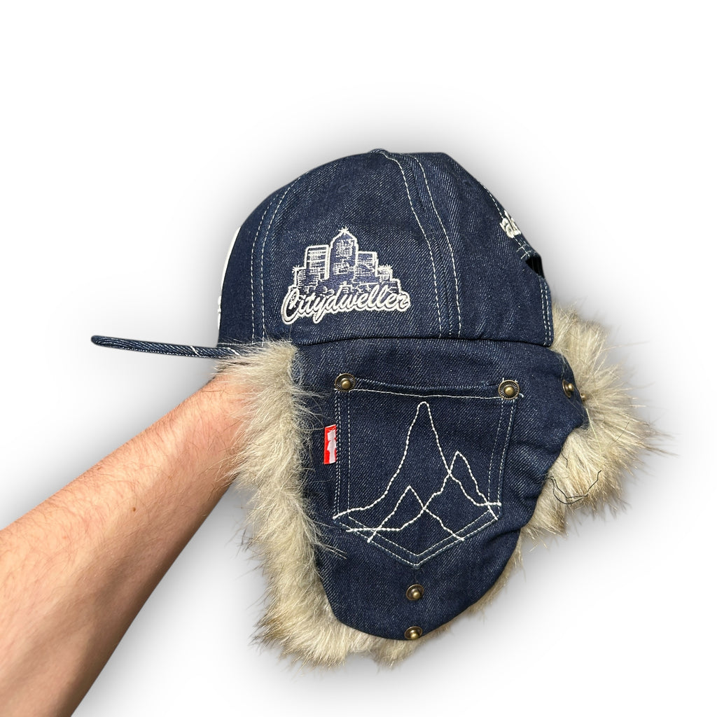 Peak TV Denim Dog Ear Cap
