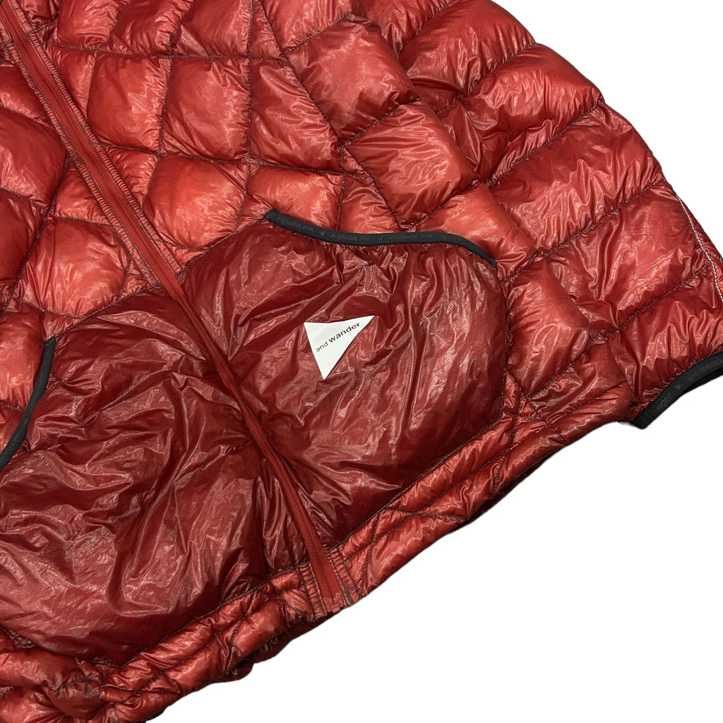 And Wander Diamond Stitch Puffer Jacket (M)