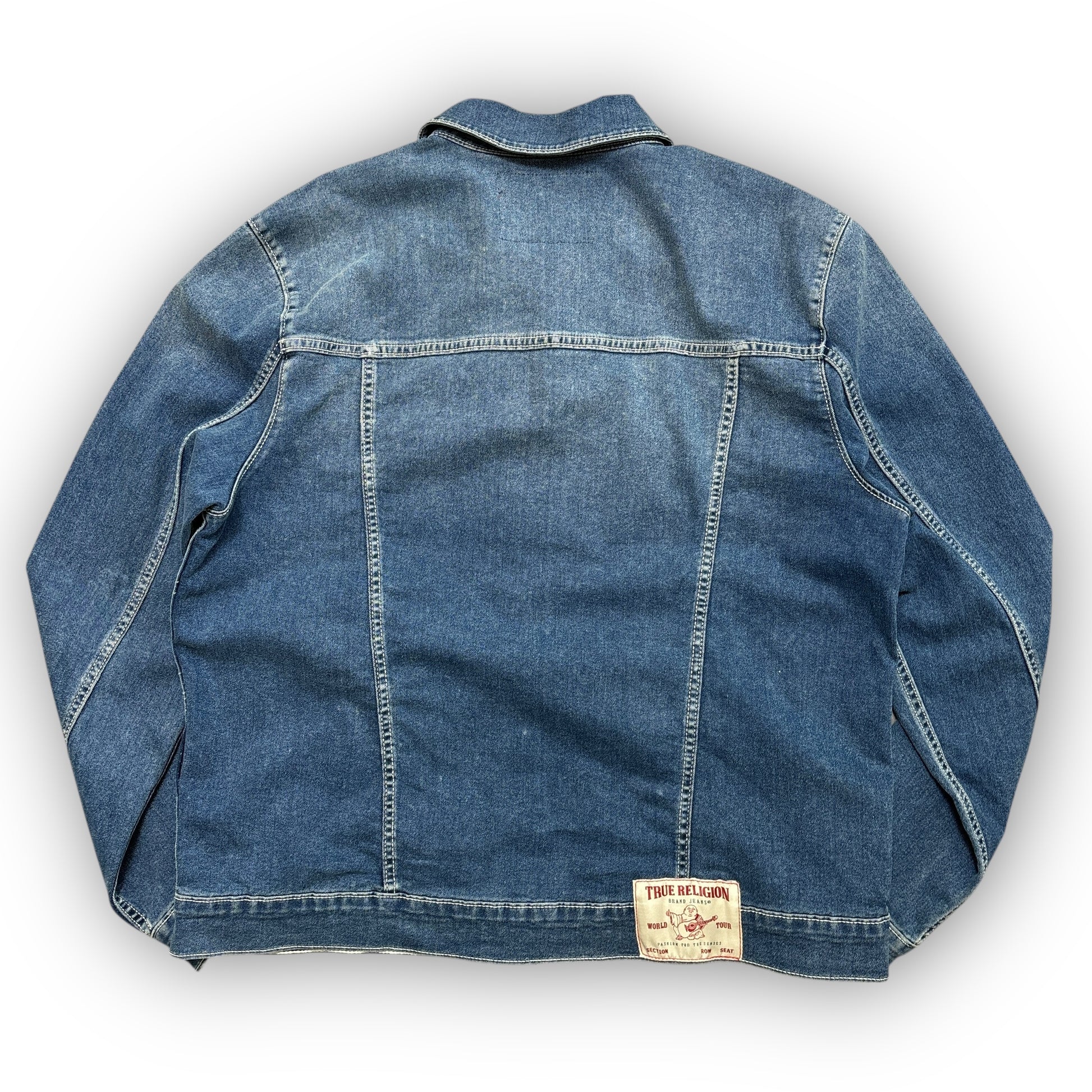 True Religion Big Stitch Denim Jacket (XL)