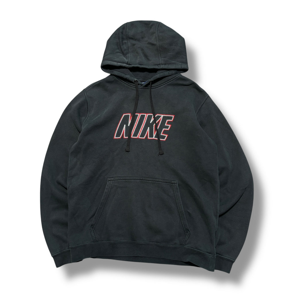 00s Black Nike Club Hoodie (M)