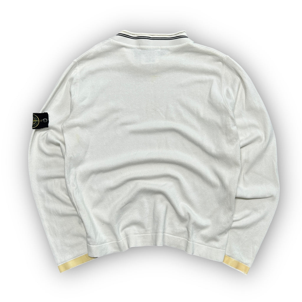 2006 White Stone Island Knit Jumper (M)