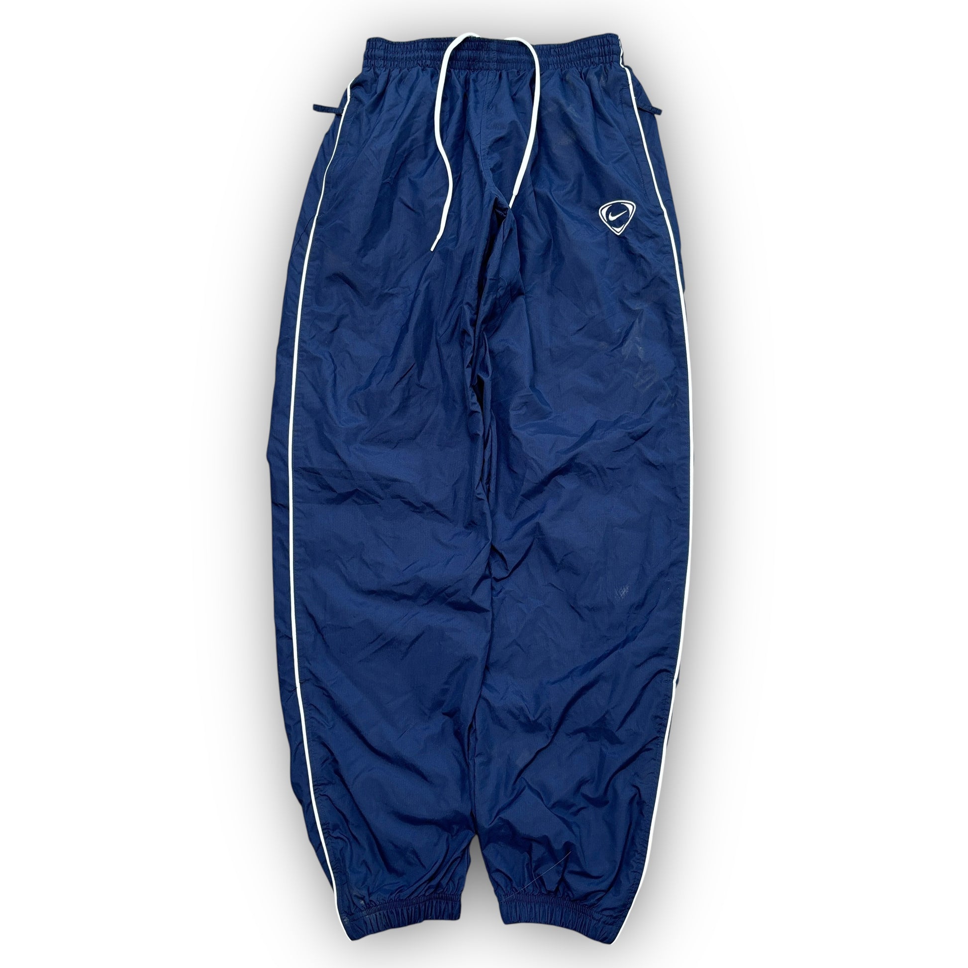 00s Navy Nike Track Pants (M)