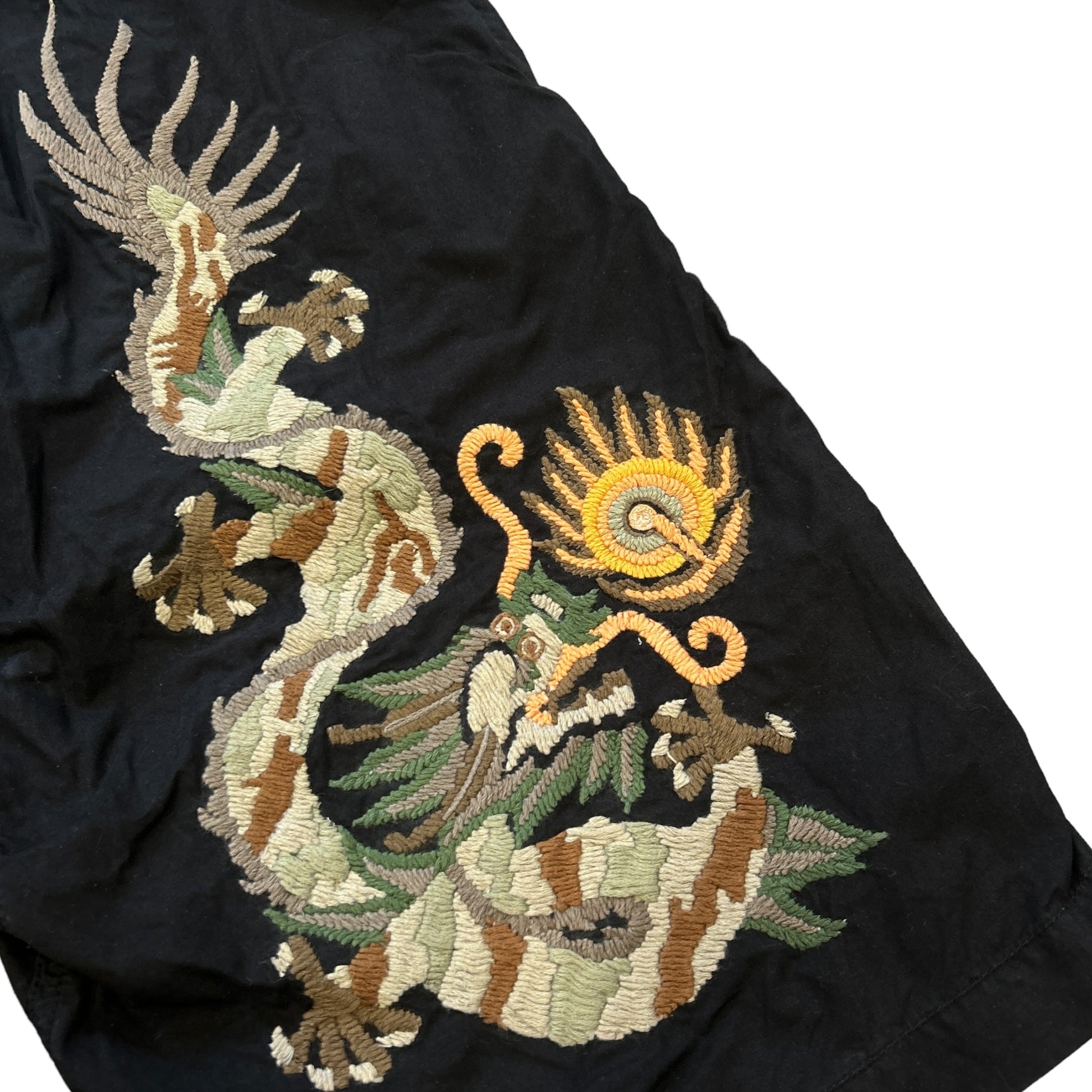 Maharishi Dragon Embroidered Shorts (M)