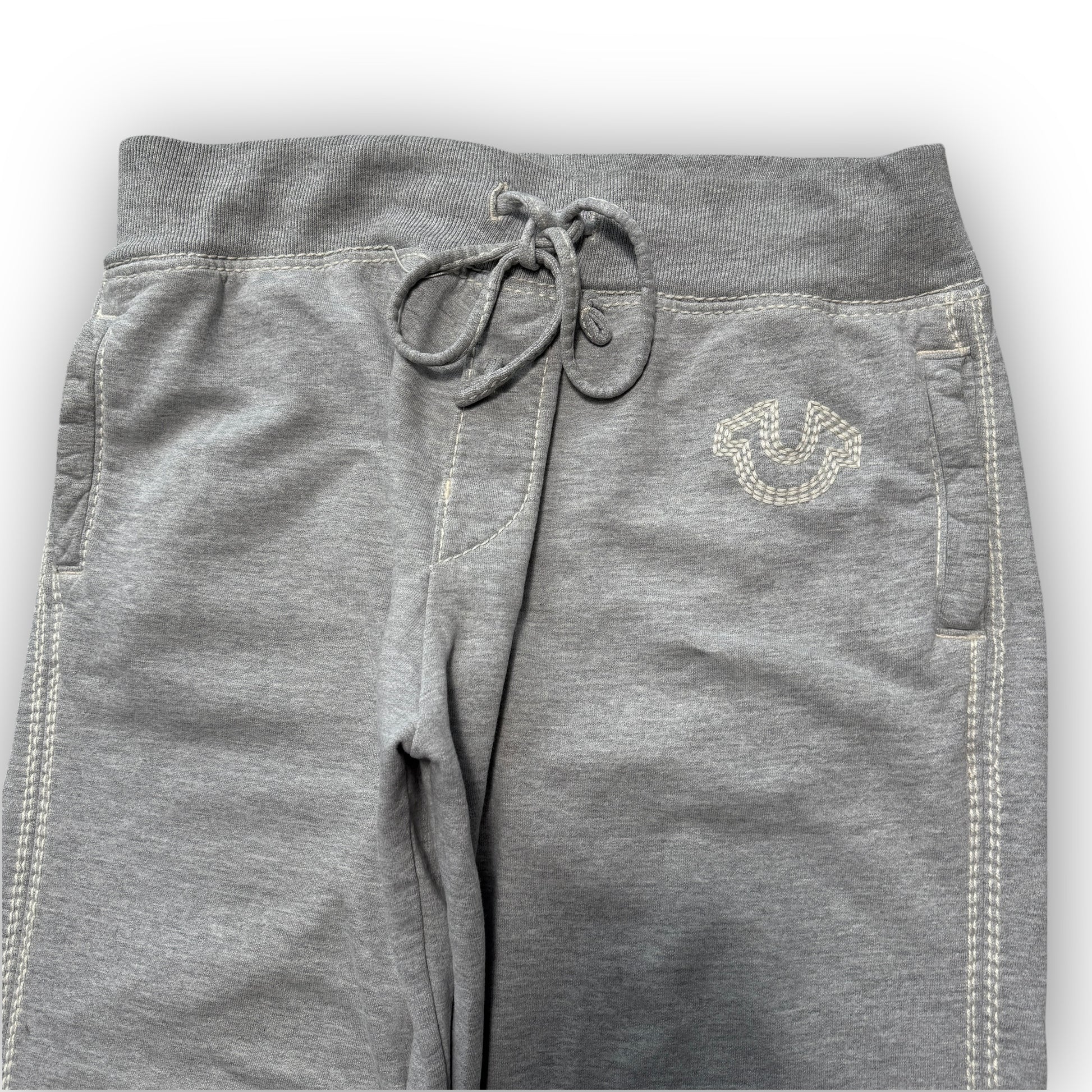 Grey True Religion Big Stitch Joggers (L)