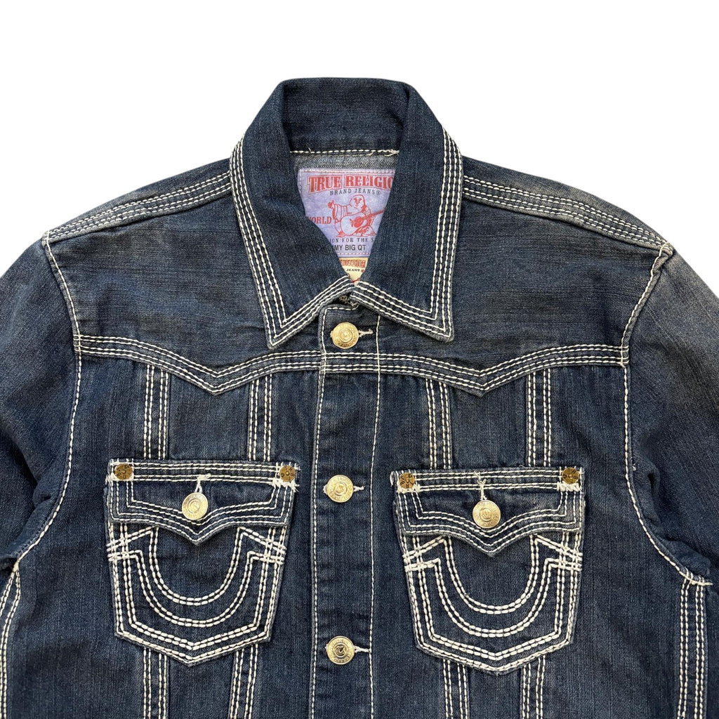True Religion Big Stitch Denim Jacket (XL)