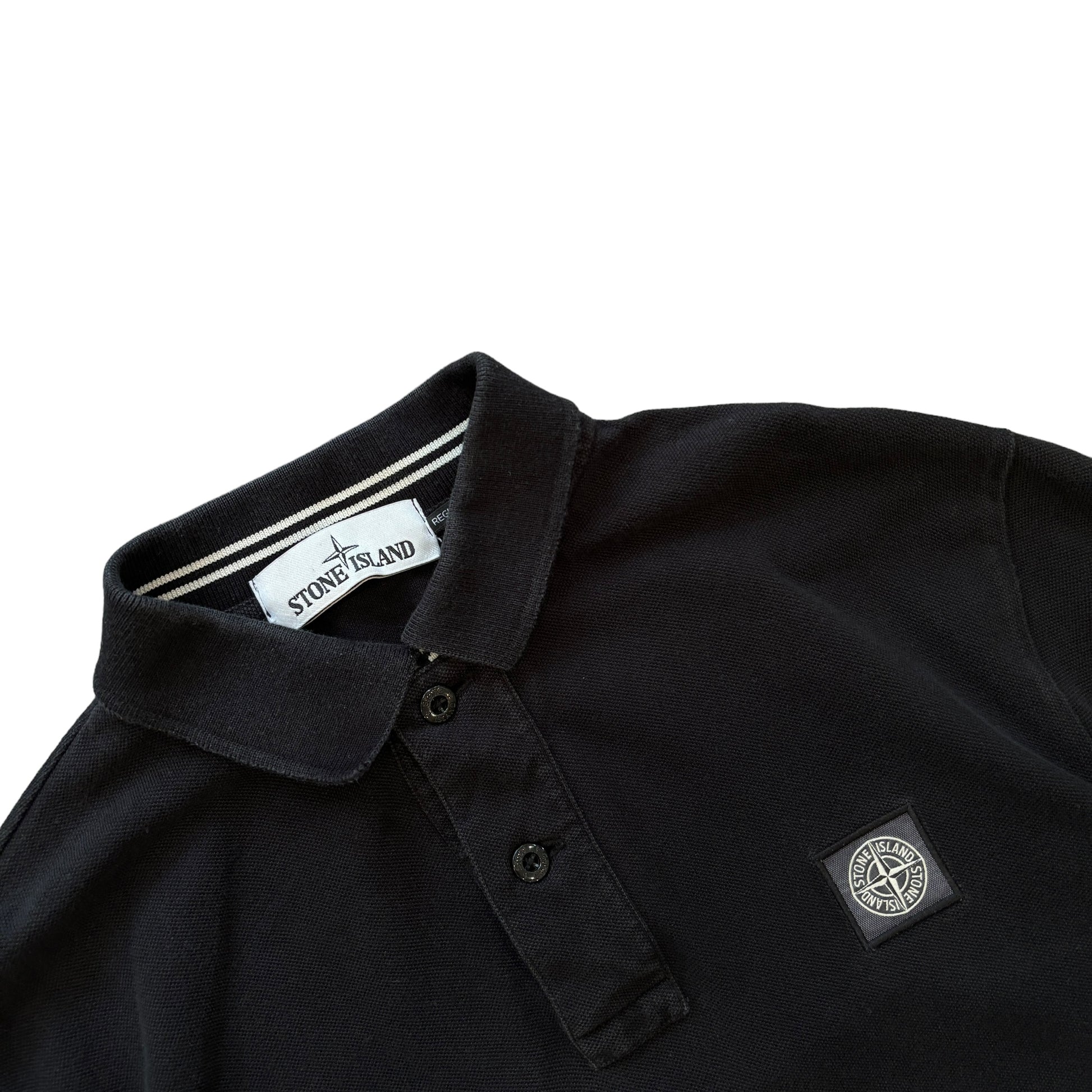 Stone Island Long Sleeve Polo Shirt (S)