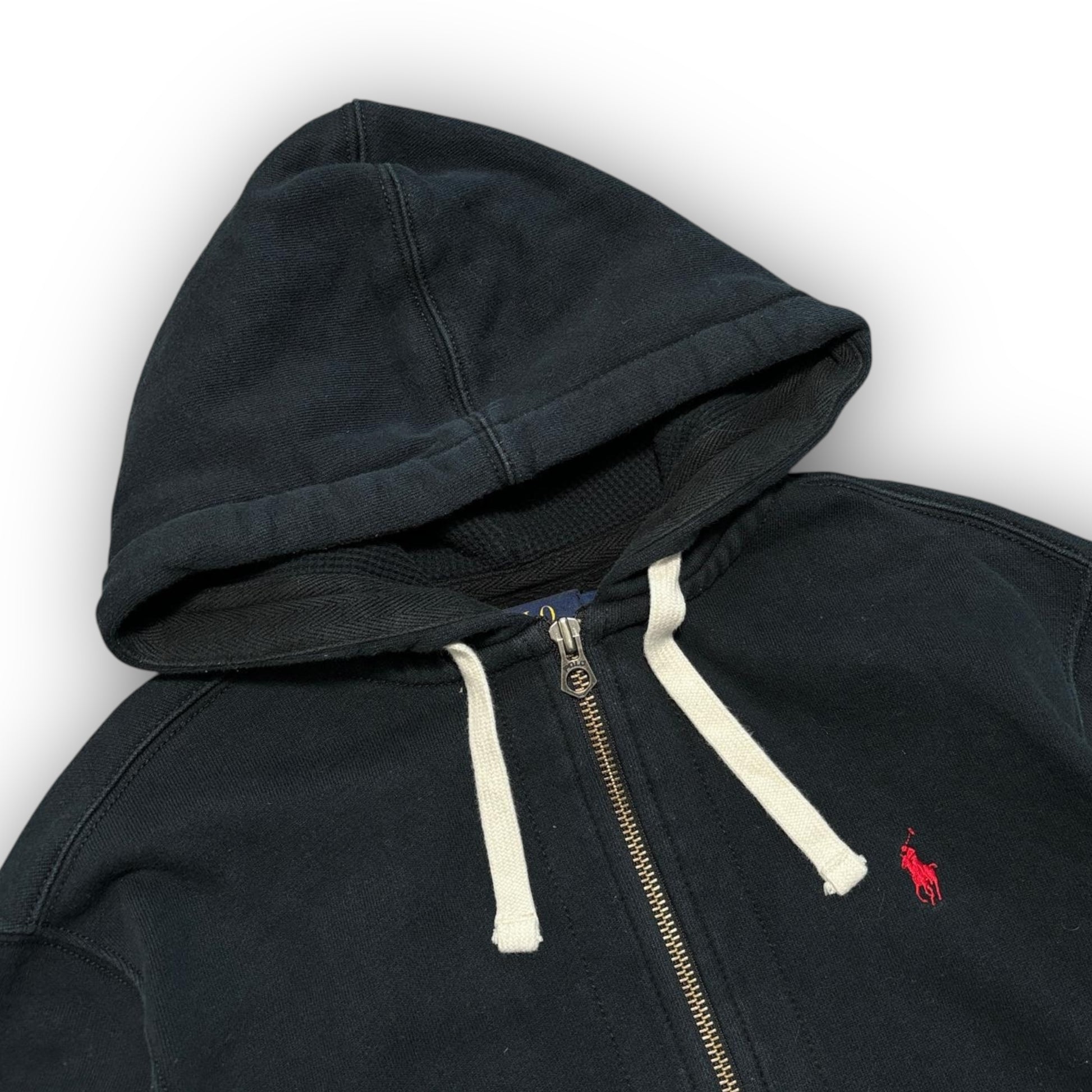 Black Polo Ralph Lauren Heavyweight Hoodie (M)