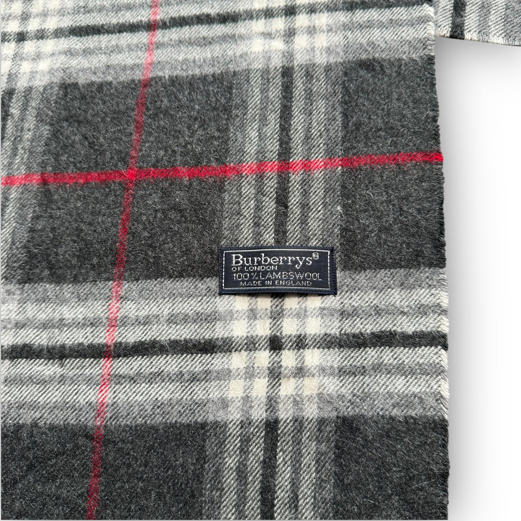 Vintage Grey Burberry Scarf